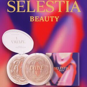 Divine V Highlighter Powder 0.53 oz–Radiant Glow for All Skin Tones–New in Box